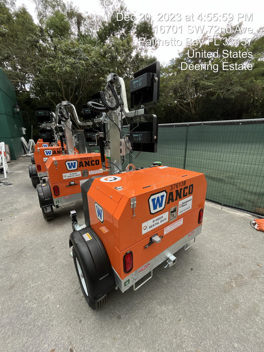 2023 Wanco WLTT-4MM4K Diesel, Deep Sea Controller, Shore Power Plug, Auto Start, (4) 350W LED Floodlights, 4kW Generator, 60 Gal Fuel Tank, 2" Ball, T3