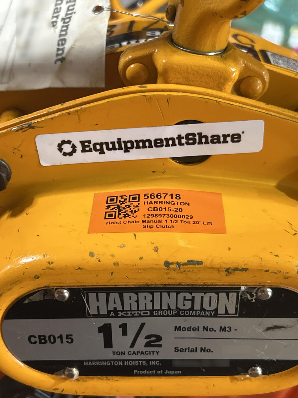 2025 HARRINGTON CB015-20