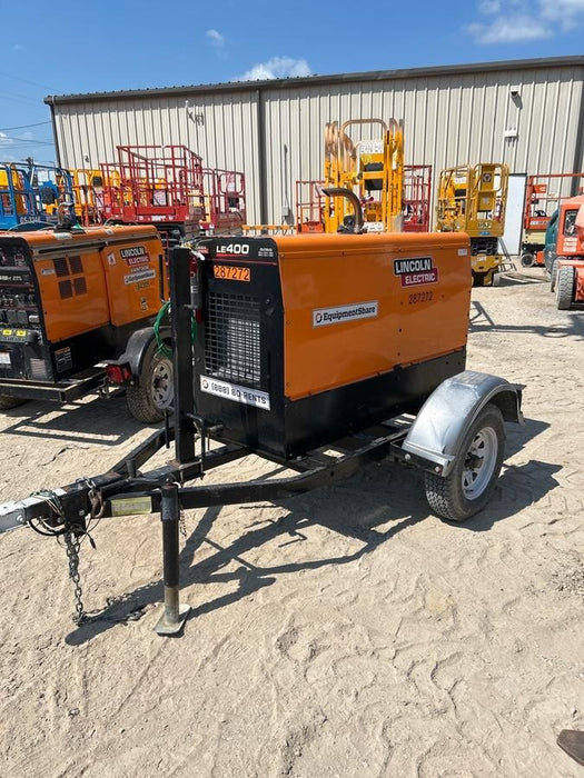 2023 Lincoln Electric LE400 Kubota V1505, Trlr, Cable Rack, Light Kit, ES Decals, T3