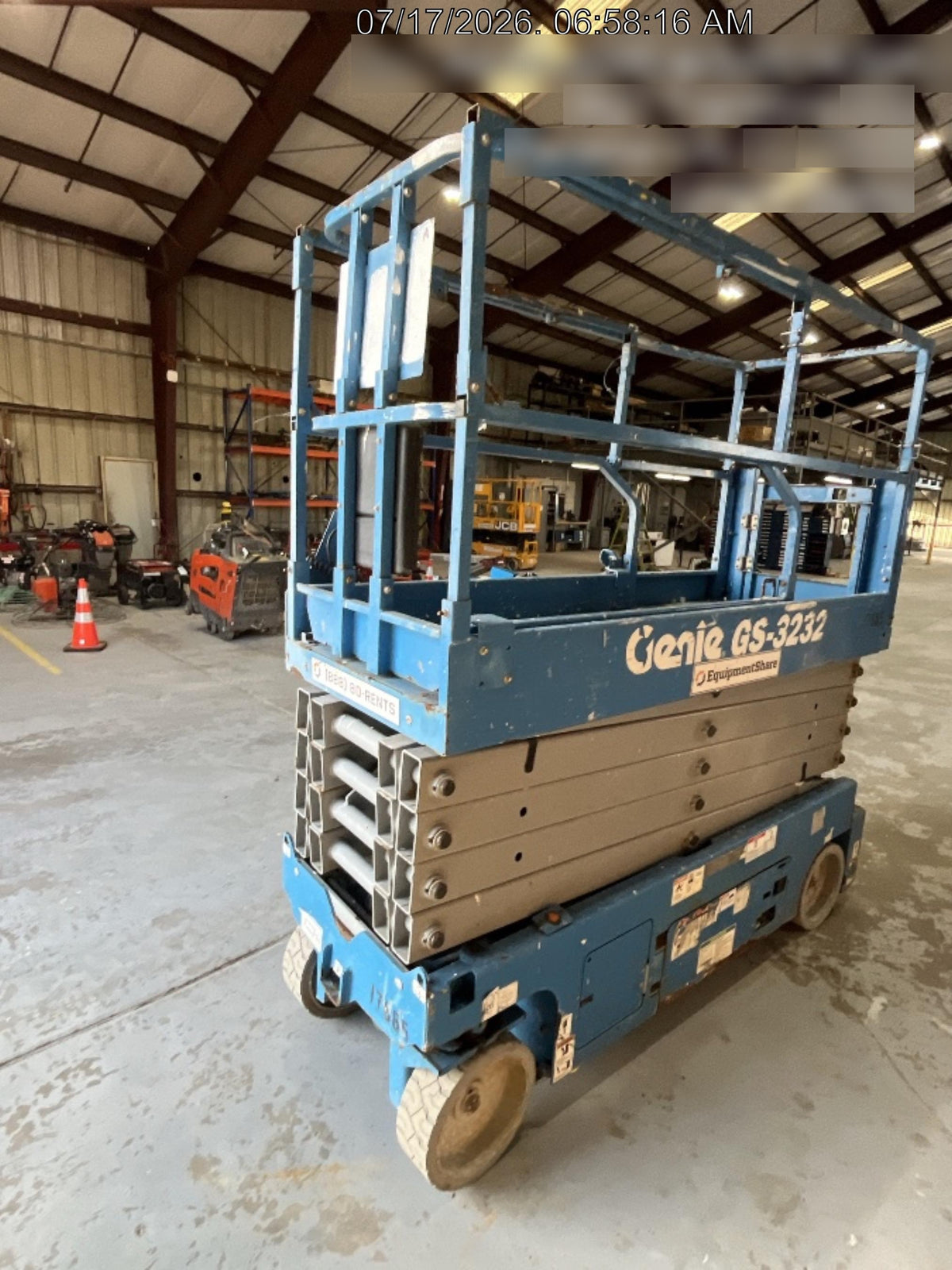 2018 Genie GS-3232 GS-3232 w/Folding rails, Half height swing gate