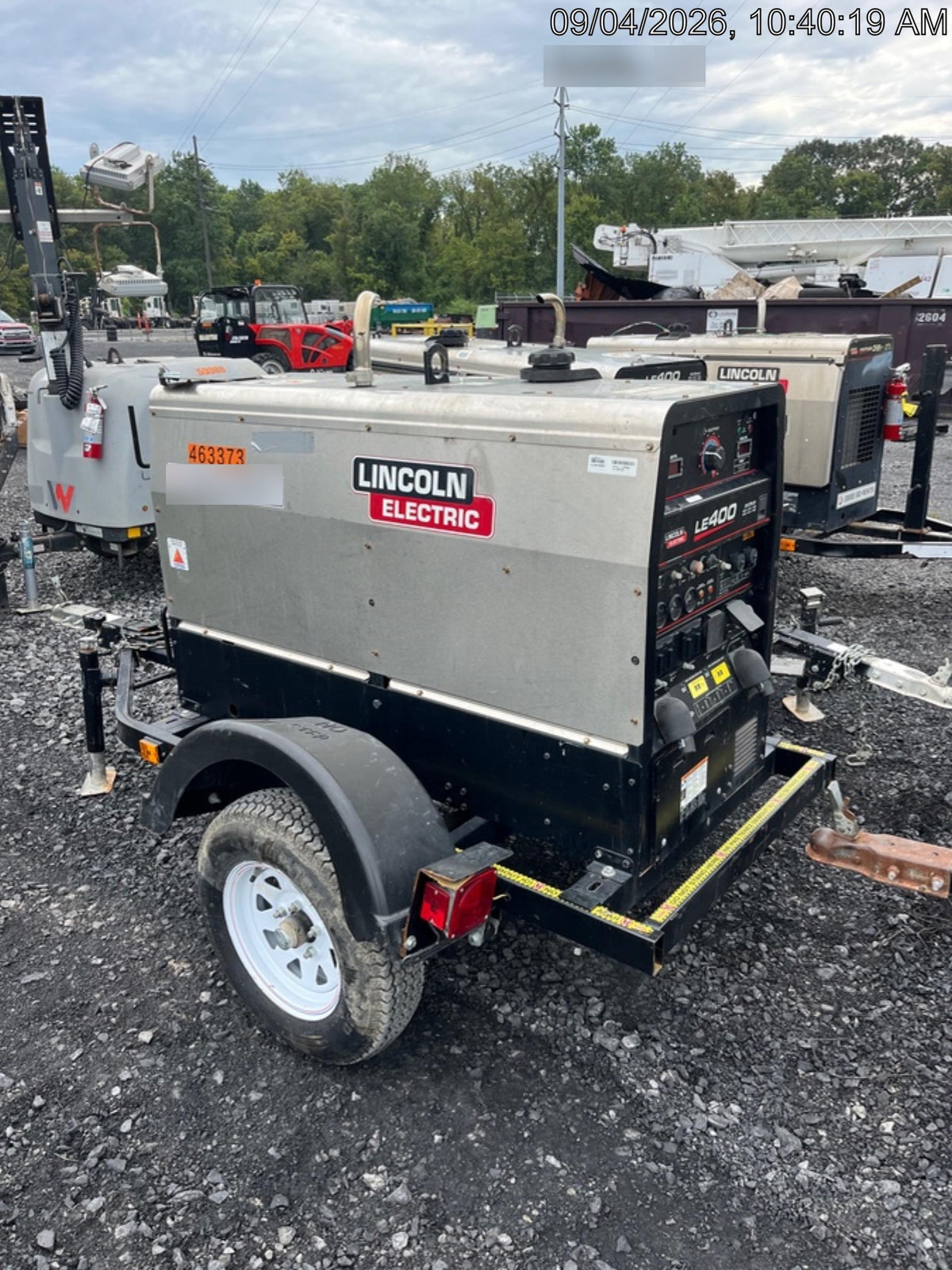 2024 Lincoln Electric LE400 Kubota V1505, Trlr, Cable Rack, Light Kit, ES Decals, T3