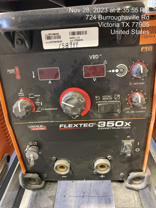 2021 LINCOLN ELECTRIC FLEXTEC 350X