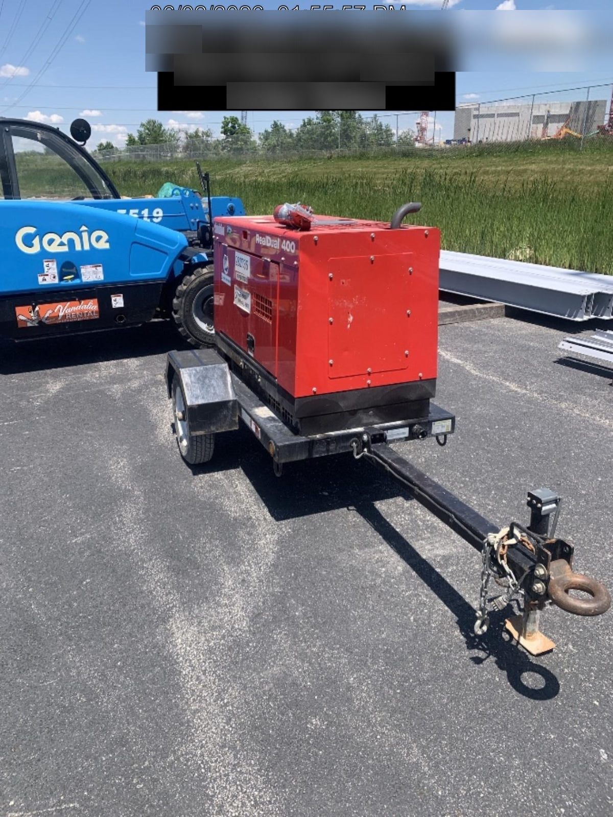 2022 Shindaiwa DGW400MDL Kubota D902 Engine, 23 HP, Dual Op Welder, Wire, Arc, Droop Stick, Tig, and CC Stick Functionality, Simulphase, 3 Phase and 1 Phase Gen Output, Single Axle NB Trlr, Slr Trckl Chrg 12V 12W, Fire Ext