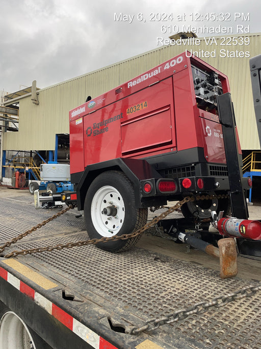2024 Shindaiwa DGW400MDL Kubota D902 Engine, 23 HP, Dual Op Welder, Wire, Arc, Droop Stick, Tig, and CC Stick Functionality, Simulphase, 3 Phase and 1 Phase Gen Output, Single Axle NB Trlr, Slr Trckl Chrg 12V 12W, Fire Ext