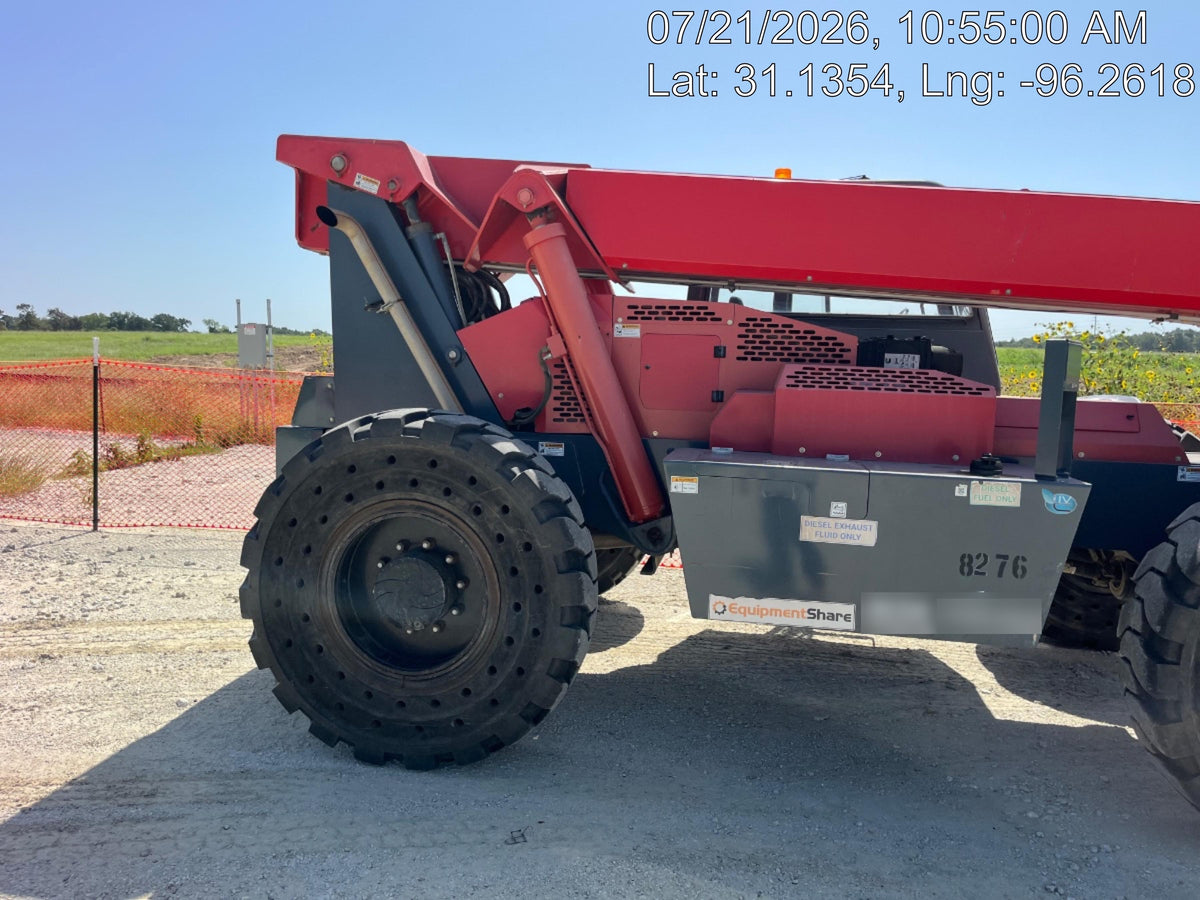 2018 Manitou 12042 Manitou MTA 12042 w/Cab/Heat/AC, Work Lights/Strobe, Aux Hyd, Solid Tires, Lift Hook, 66" Carriage, 72" Forks