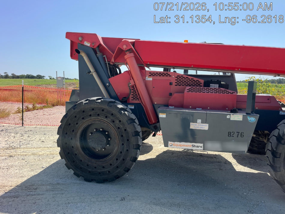 2018 Manitou 12042 Manitou MTA 12042 w/Cab/Heat/AC, Work Lights/Strobe, Aux Hyd, Solid Tires, Lift Hook, 66" Carriage, 72" Forks