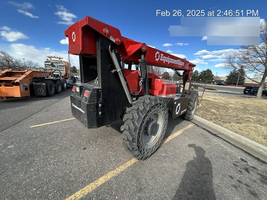 2020 Manitou MTA8044 74hp T4F, Cab/Heat/Air, Cab and Boom LED work lights, Auxiliary Hydraulics, Solid Tires, Amber strobe, Lift Hook w/66" Carriage, 60" Forks