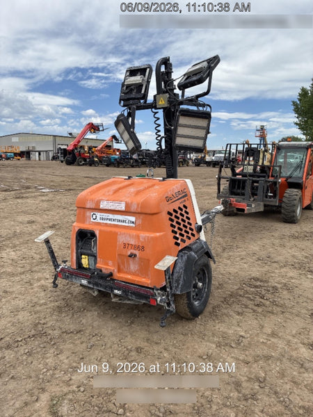 2023 Generac MLT2 Diesel, Flex Switch 120V Input, Powerzone Controller, 
(4) 320W LED Lights, 4kW Generator, 39.9 Gal Fuel Tank, 2" Ball, T3