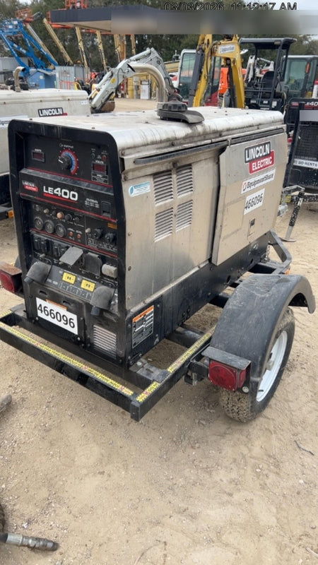 2024 Lincoln Electric LE400 Kubota V1505, Trlr, Cable Rack, Light Kit, ES Decals, T3
