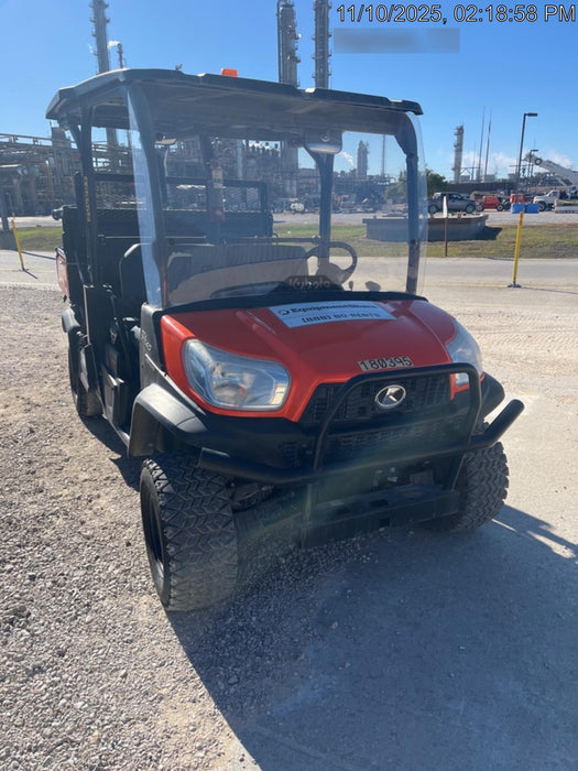 2022 Kubota RTV-X1140W-H Plastic Canopy, Windshield Acrylic Clear, LED Strobe Light, Wire Harness Kit, Back up Alarm