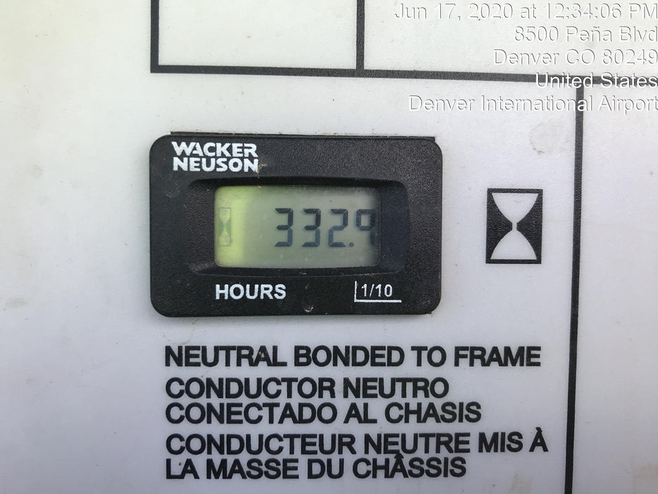 2018 Wacker Neuson LTV6L-MH Wacker Neuson LTV6L Mobile Light Tower w/Fuel Level Sensor Installed