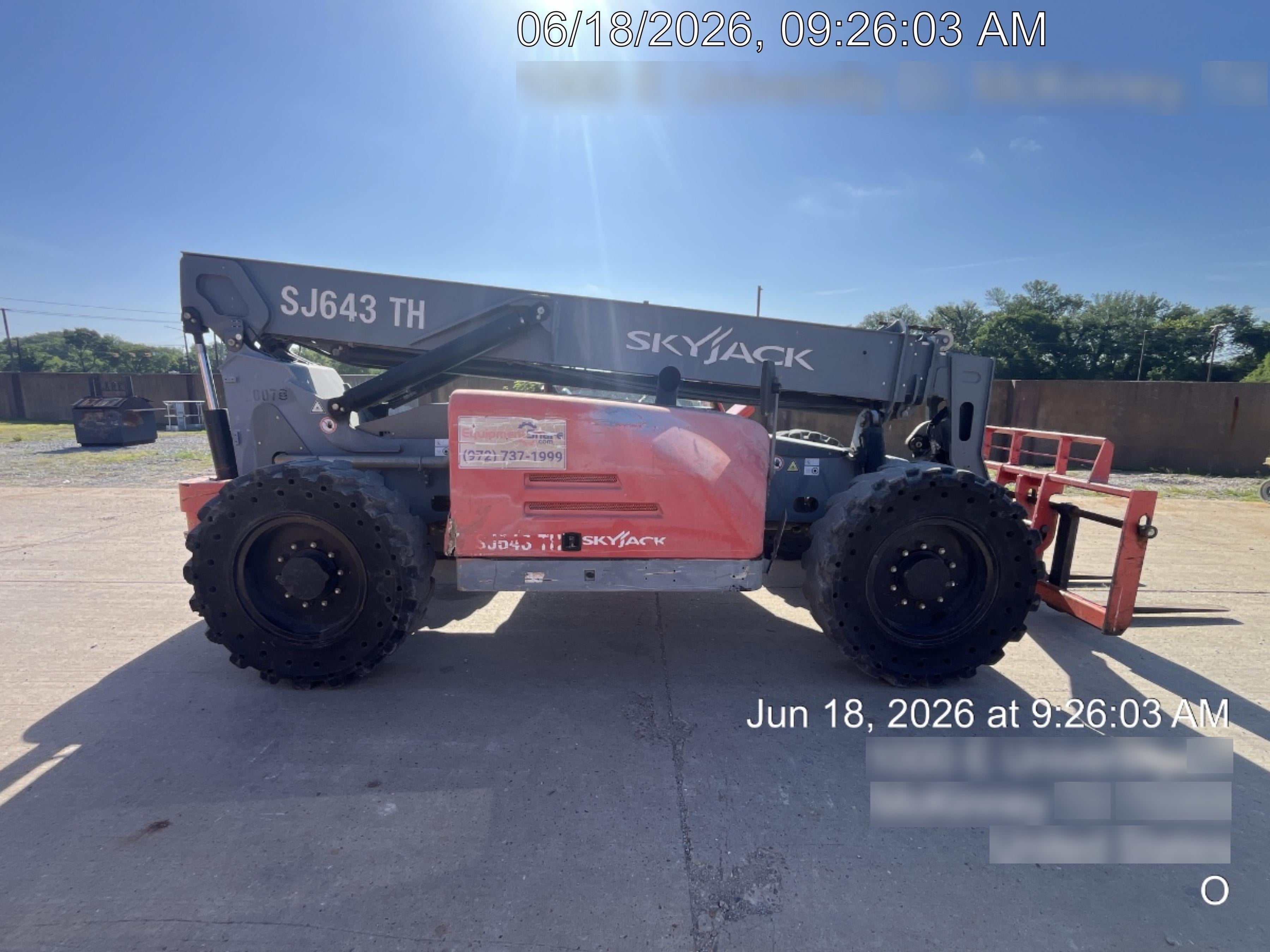 2016 Skyjack SJ643 TH Skyjack SJ643TH Telehandler