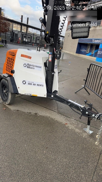 2023 Generac MLT2 Diesel, Flex Switch 120V Input, Powerzone Controller, (4) 320W LED Lights, 4kW Generator, 39.9 Gal Fuel Tank, 2" Ball, T3