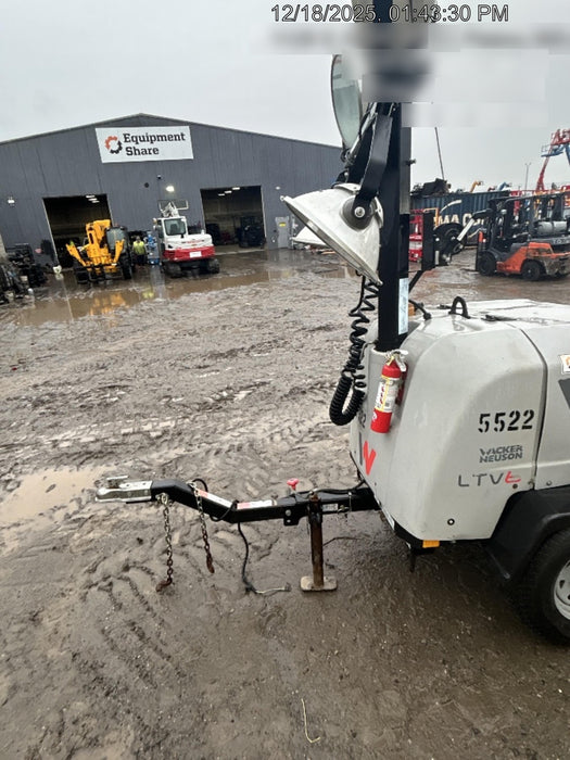 2017 Wacker Neuson LTV6L-MH Wacker Neuson 6 kW Towable Light Generator