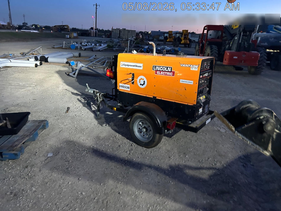 2022 Lincoln Electric LE400 Kubota V1505, Trlr, Cable Rack, Light Kit, ES Decals, T3