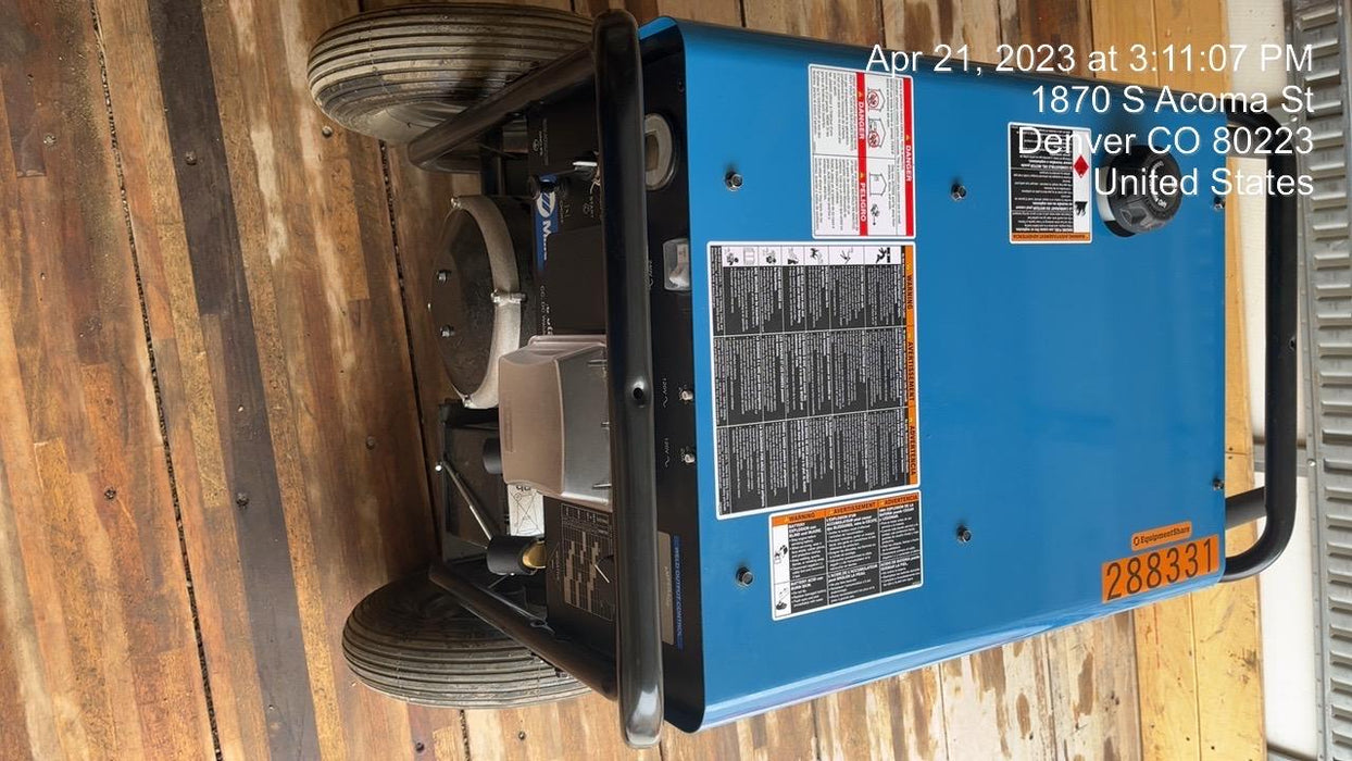 2023 Miller Electric Blue Star 185 Engine Driven Welder, Electric Start, 13 hp, Gas, 6,500 W Peak 907664
