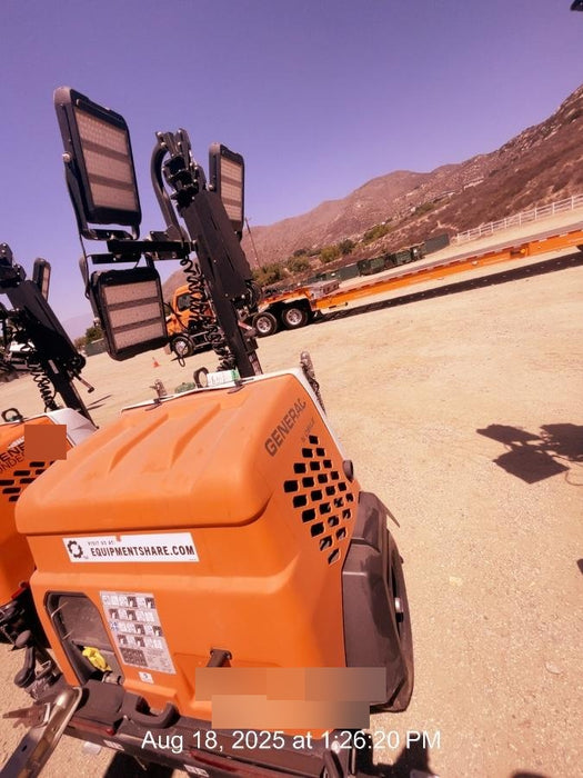 2023 Generac MLT2 Diesel, Flex Switch 120V Input, Powerzone Controller, 
(4) 320W LED Lights, 4kW Generator, 39.9 Gal Fuel Tank, 2" Ball, T3