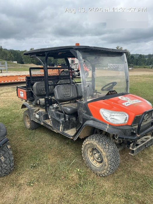 2022 Kubota RTV-X1140W-H Plastic Canopy, Windshield Acrylic Clear, LED Strobe Light, Wire Harness Kit, Back up Alarm