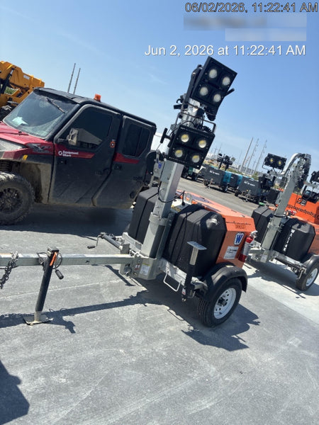 2024 Wanco WLTT-4MM4K Diesel, Deep Sea Controller, Shore Power Plug, Auto Start, (4) 350W LED Floodlights, 4kW Generator, 60 Gal Fuel Tank, 2" Ball, T3