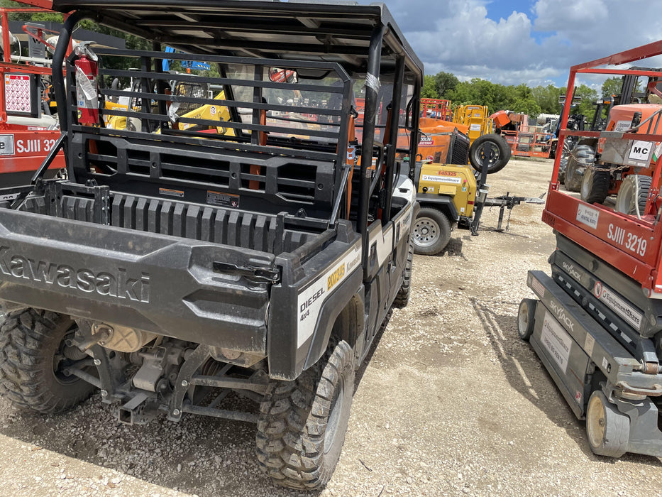 2022 Kawasaki Mule PRO-DXT Standard Options, Backup Alarm, Beacon, Plastic Hard Top, Poly Windshield, Horn Kit