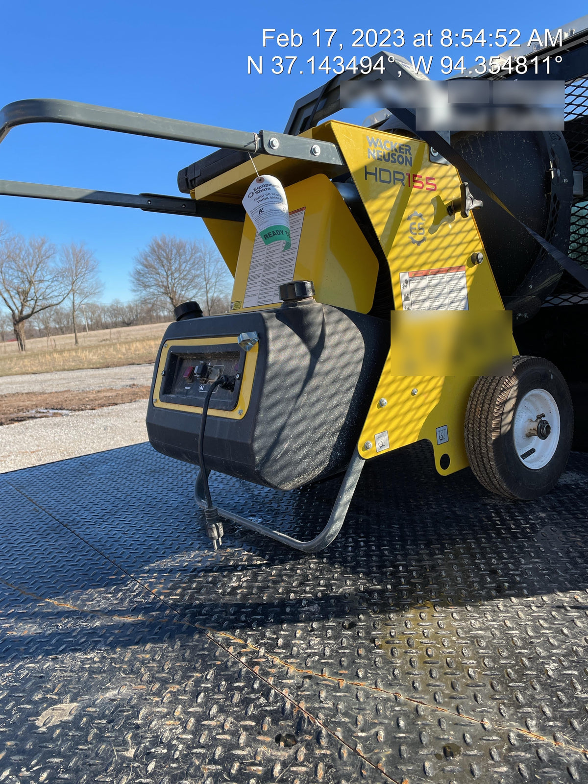 2018 WACKER NEUSON HDR 155