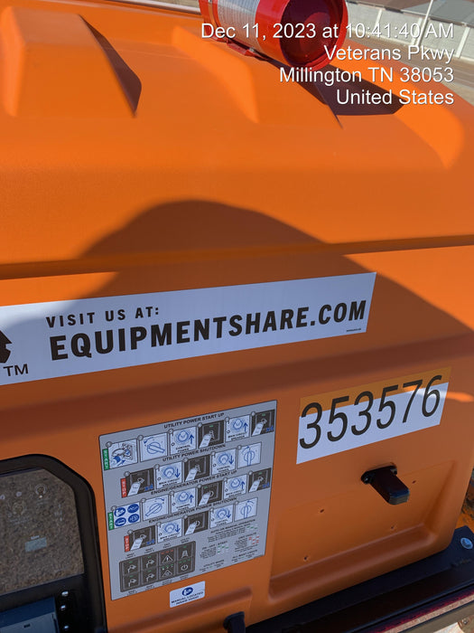 2023 Generac MLT2 Diesel, Flex Switch 120V Input, Powerzone Controller, (4) 320W LED Lights, 4kW Generator, 39.9 Gal Fuel Tank, 2" Ball, T3