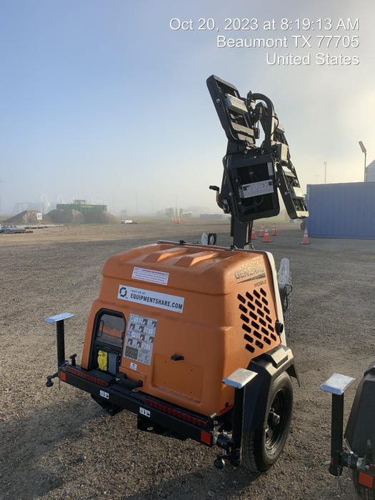 2023 Generac MLT2 Diesel, Flex Switch 120V Input, Powerzone Controller, 
(4) 320W LED Lights, 4kW Generator, 39.9 Gal Fuel Tank, 2" Ball, T3