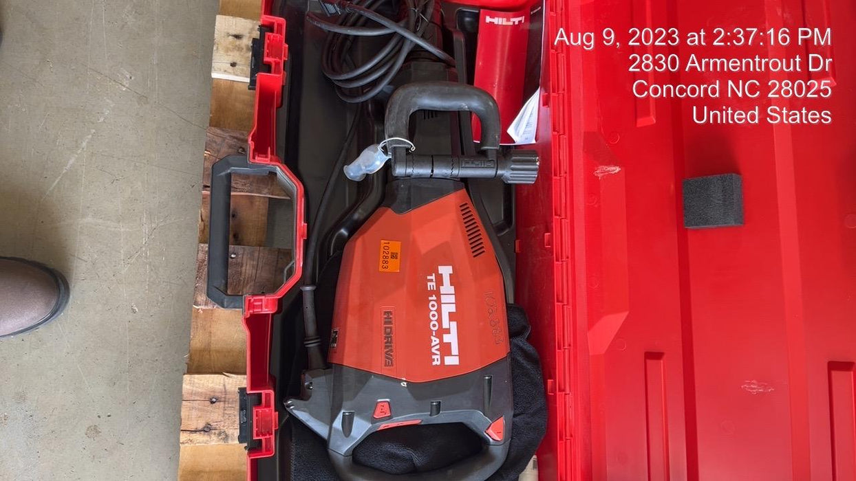 2020 HILTI TE 1000-AVR