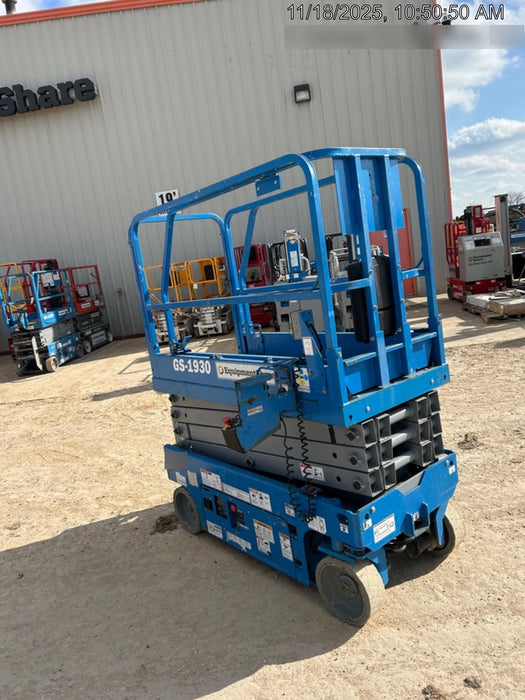 2019 Genie GS-1930 Fixed Rails with Chain Entry