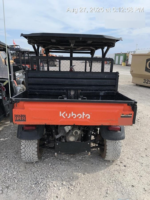 2022 Kubota RTV-X1140W-H Plastic Canopy, Windshield Acrylic Clear, LED Strobe Light, Wire Harness Kit, Back up Alarm