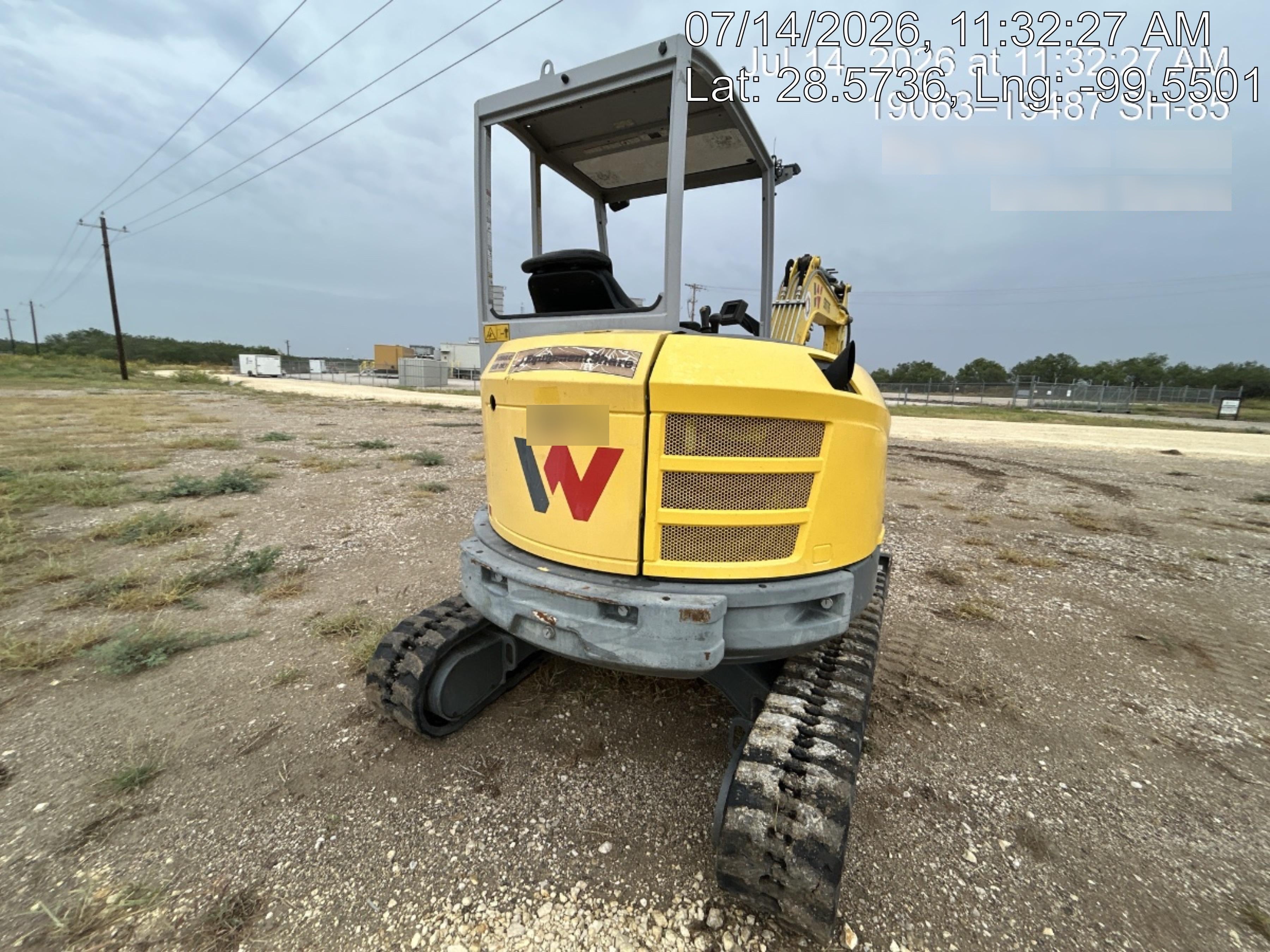 Wacker Neuson EZ36 Canopy unit with one Bucket