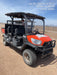 Kubota RTV-X1140W-H Plastic Canopy, Windshield Acrylic Clear, LED Strobe Light, Wire Harness Kit, Back up Alarm