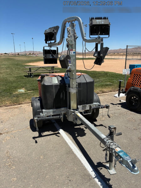 2024 Wanco WLTT-4MM4K Diesel, Deep Sea Controller, Shore Power Plug, Auto Start, (4) 350W LED Floodlights, 4kW Generator, 60 Gal Fuel Tank, 2" Ball, T3
