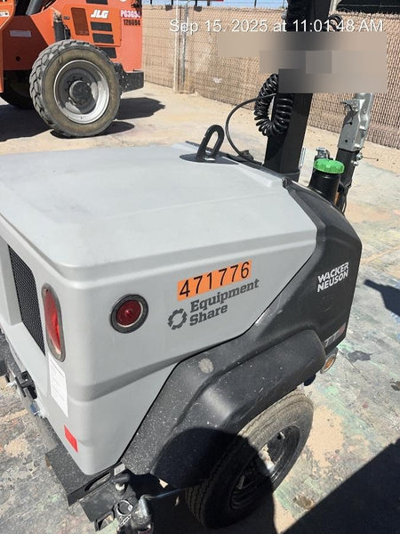 2024 Wacker Neuson LTT4 Diesel, Kohler KDW702, Deep Sea Controller, Auto Start, LED 320W, Bypass Outlet, T3