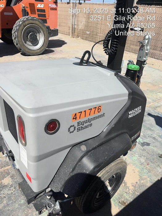 2024 Wacker Neuson LTT4 Diesel, Kohler KDW702, Deep Sea Controller, Auto Start, LED 320W, Bypass Outlet, T3