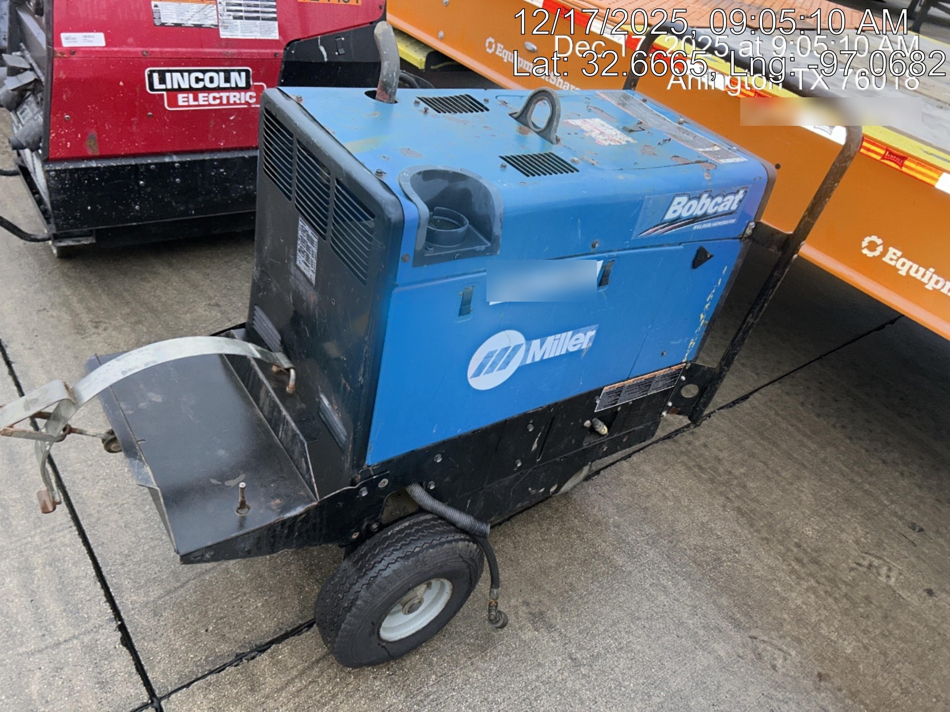 2019 Miller Electric BOBCAT 250 Standard w/Running Gear, Bracket, Hose