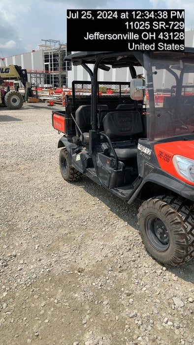 2022 Kubota RTV-X1140W-H Plastic Canopy, Windshield Acrylic Clear, LED Strobe Light, Wire Harness Kit, Back up Alarm