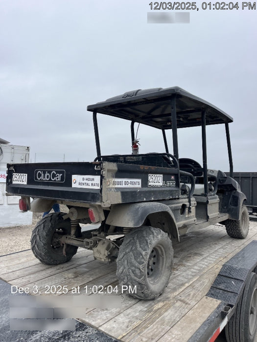 2023 Club Car CA1700D Canopy, Diesel, 4 Passenger