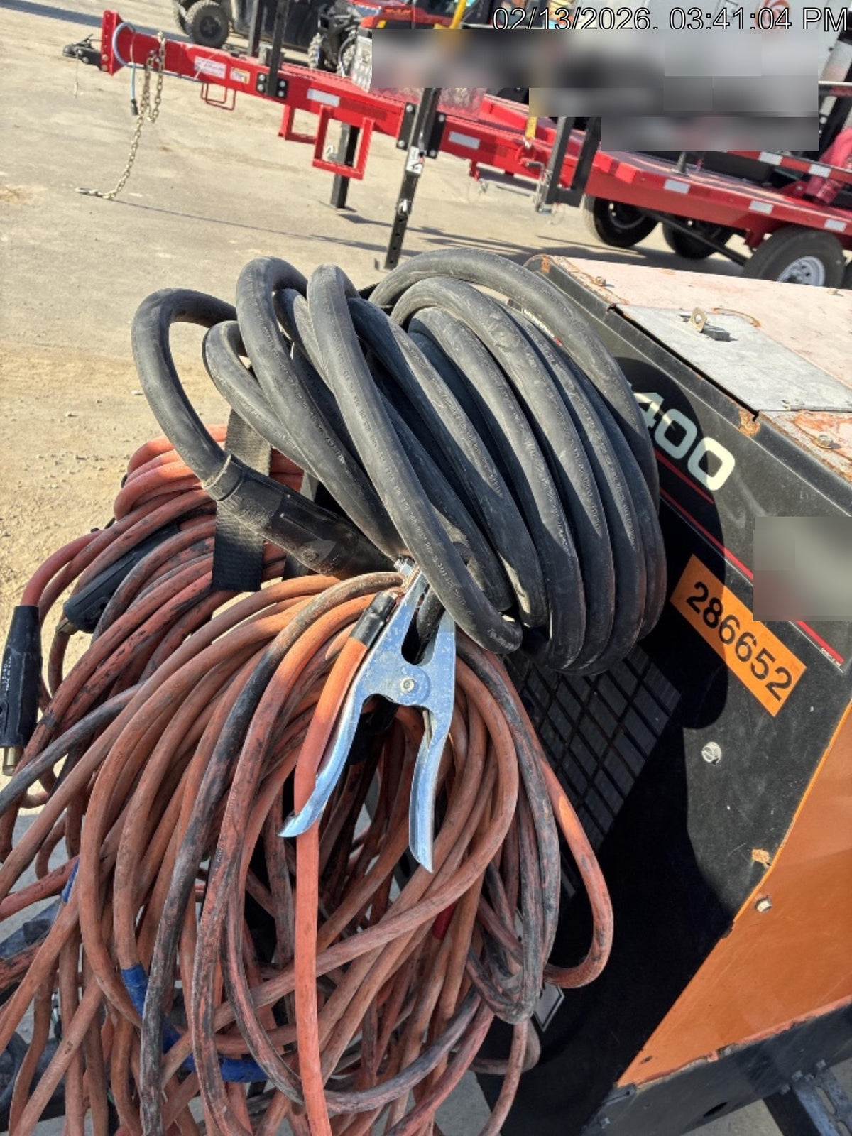 2022 Lincoln Electric LE400 Kubota V1505, Trlr, Cable Rack, Light Kit, ES Decals, T3