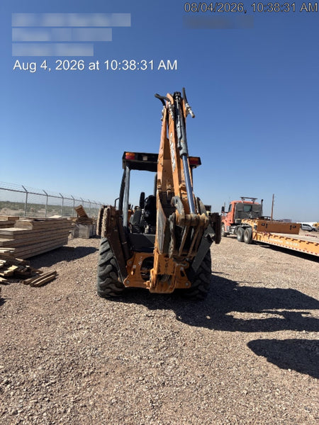 2019 Case 580N EP Canopy, 4WD, GP Front Bucket, Standard Stick, 1 Way Aux Hydraulics, ISO Controls
