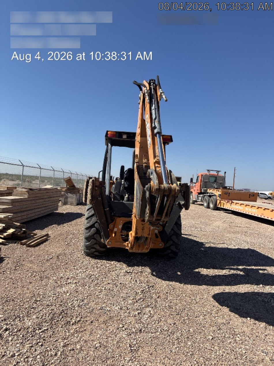 2019 Case 580N EP Canopy, 4WD, GP Front Bucket, Standard Stick, 1 Way Aux Hydraulics, ISO Controls