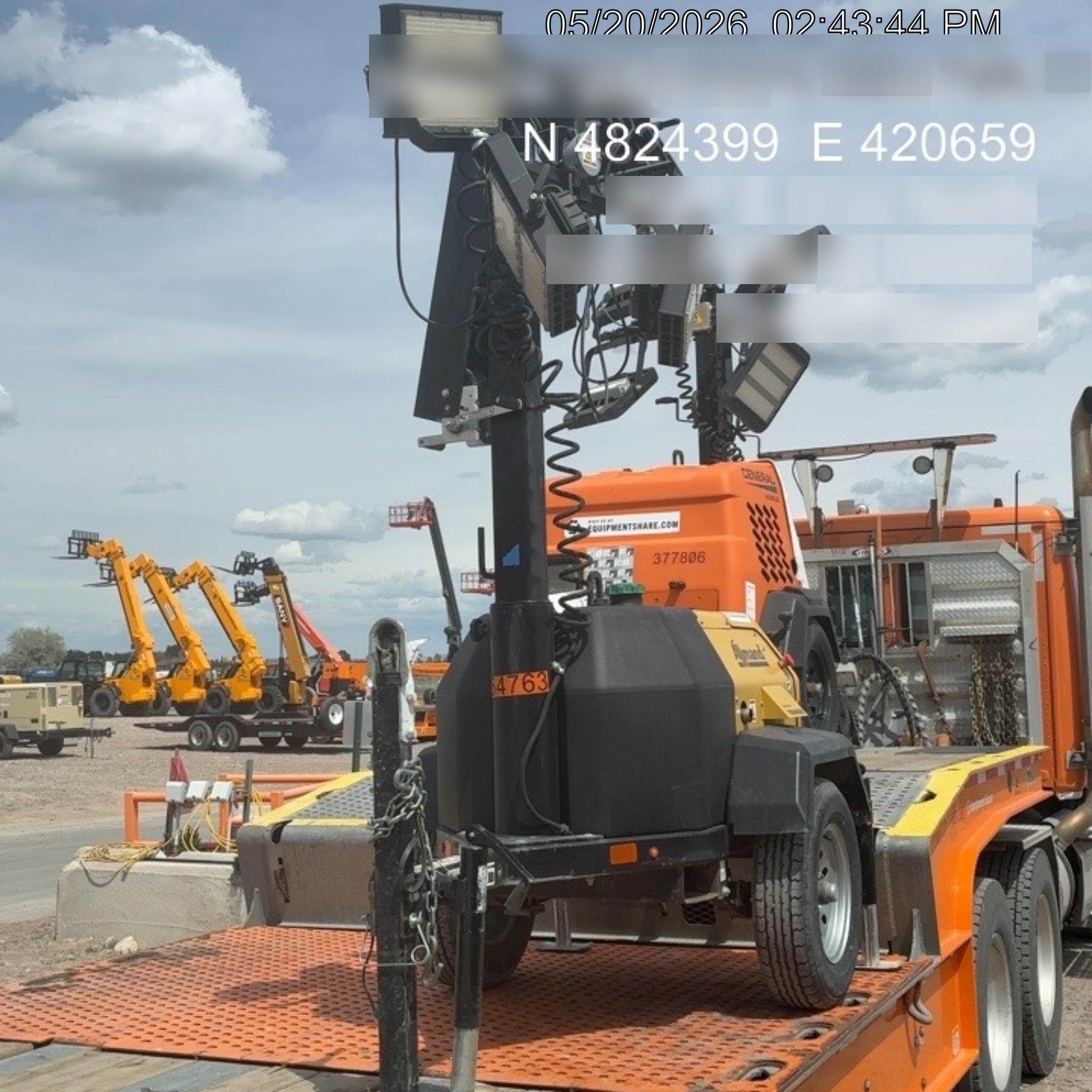 2023 Generac MLT2 Diesel, Flex Switch 120V Input, Powerzone Controller, 
(4) 320W LED Lights, 4kW Generator, 39.9 Gal Fuel Tank, 2" Ball, T3
