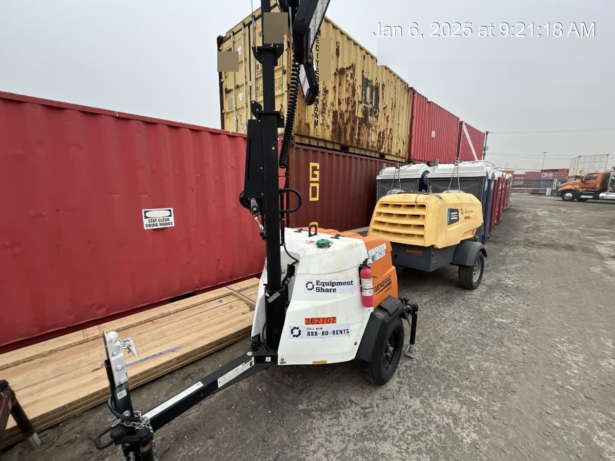 2023 Generac MLT2 Diesel, Flex Switch 120V Input, Powerzone Controller, 
(4) 320W LED Lights, 4kW Generator, 39.9 Gal Fuel Tank, 2" Ball, T3