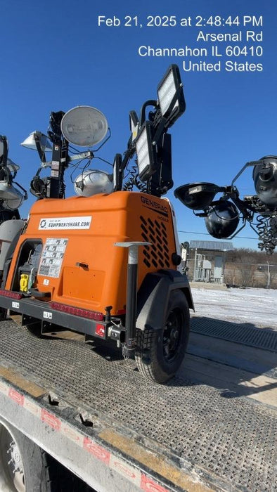 2023 Generac MLT2 Diesel, Flex Switch 120V Input, Powerzone Controller, 
(4) 320W LED Lights, 4kW Generator, 39.9 Gal Fuel Tank, 2" Ball, T3