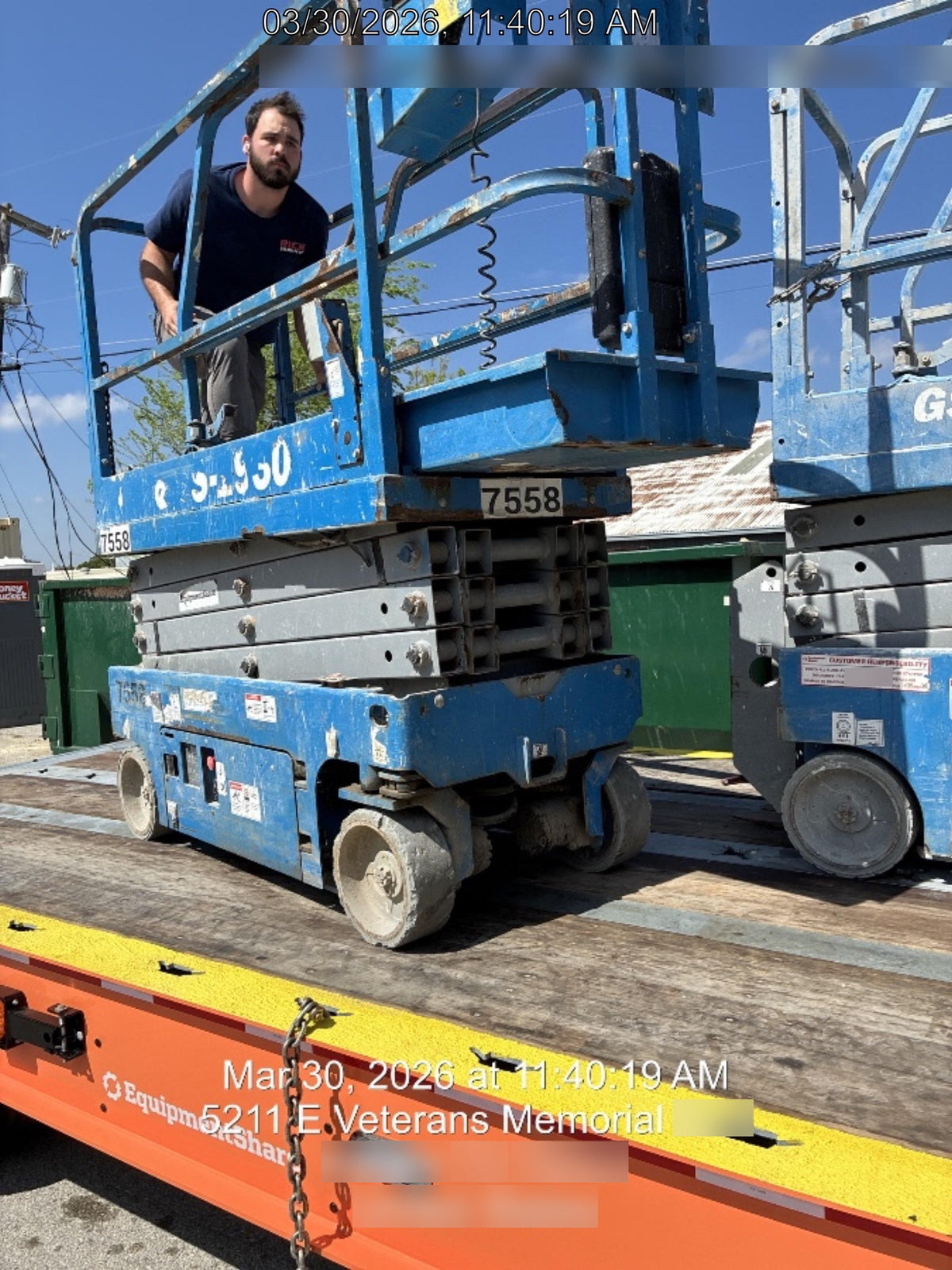 2017 Genie GS-1930 Genie GS-1930 Lift w/Fixed Rail and Chain Entry