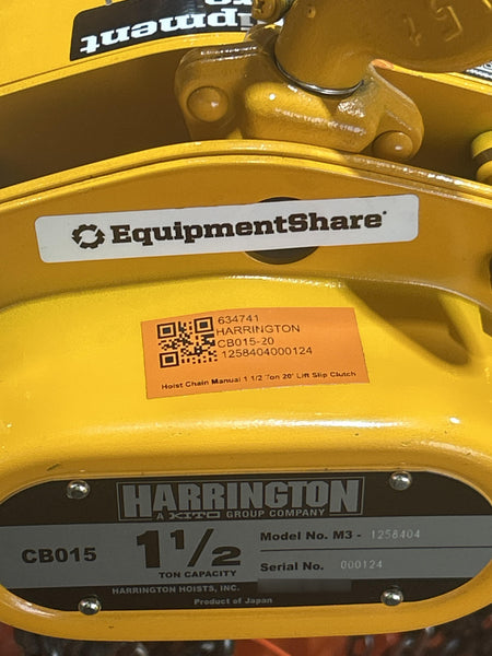 2026 HARRINGTON CB015-20