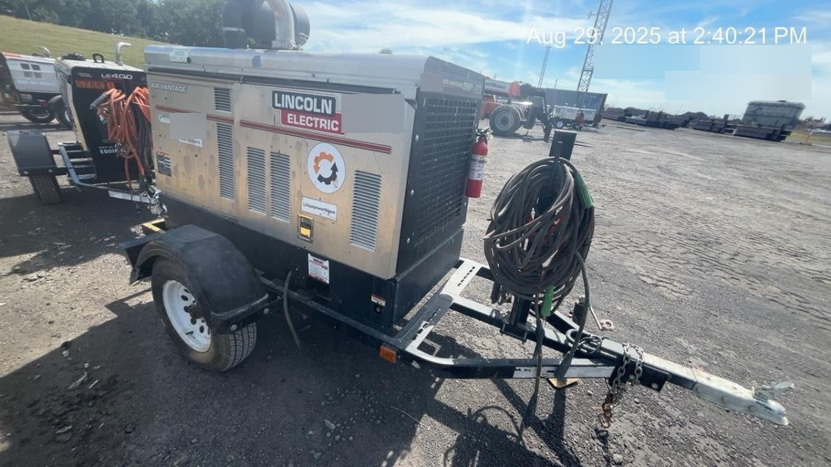 2021 Lincoln Electric Air Vantage 566 Air Vantage 566X Ready Pak 3 (includes trailer, cable rack, fender light kit); no telematics