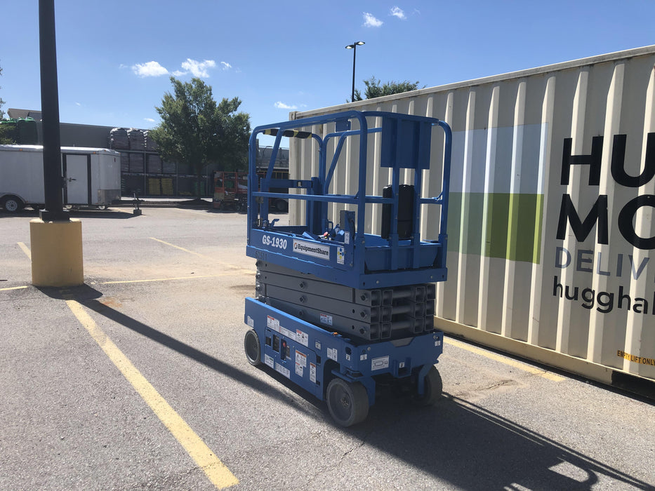 2020 Genie GS-1930 Solid Non Marking Tires, Beacon, Folding rails with half height swing gate