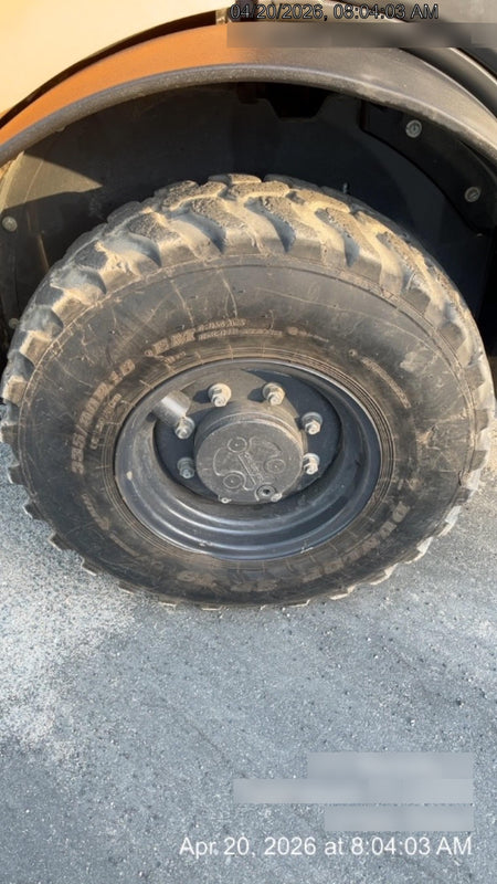 2023 Case 121F Cab, Tool carrier boom, Std speed, Professional package, Limited slip Diff, AC w/heater, Radio w/speakers, Air seat, 335/80 R18 SPT9 L2 Dunlap tires, Creep speed, Hyd SSL Std hyd aux compactible coupler, Auto ride control, Joystick, Transport protection, Std weather package, LED 2 front and rear lights