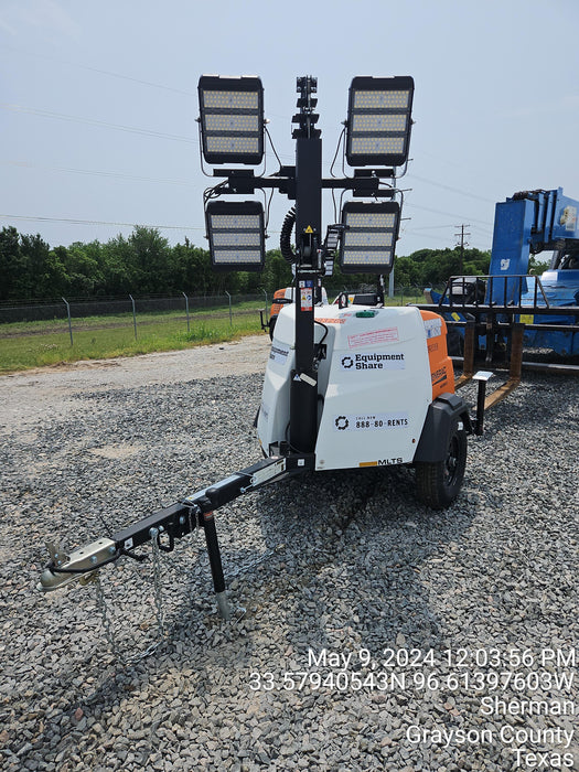 2024 Generac MLT2 Diesel, Flex Switch 120V Input, Powerzone Controller, 
(4) 320W LED Lights, 4kW Generator, 39.9 Gal Fuel Tank, 2" Ball, T3